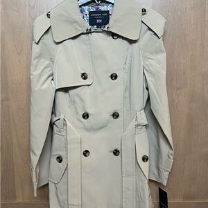 London Fog Doubles Breasted Trench Coat. NWT.